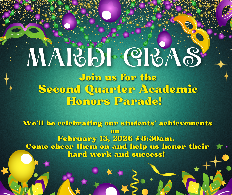 Second Quarter Honors Parade