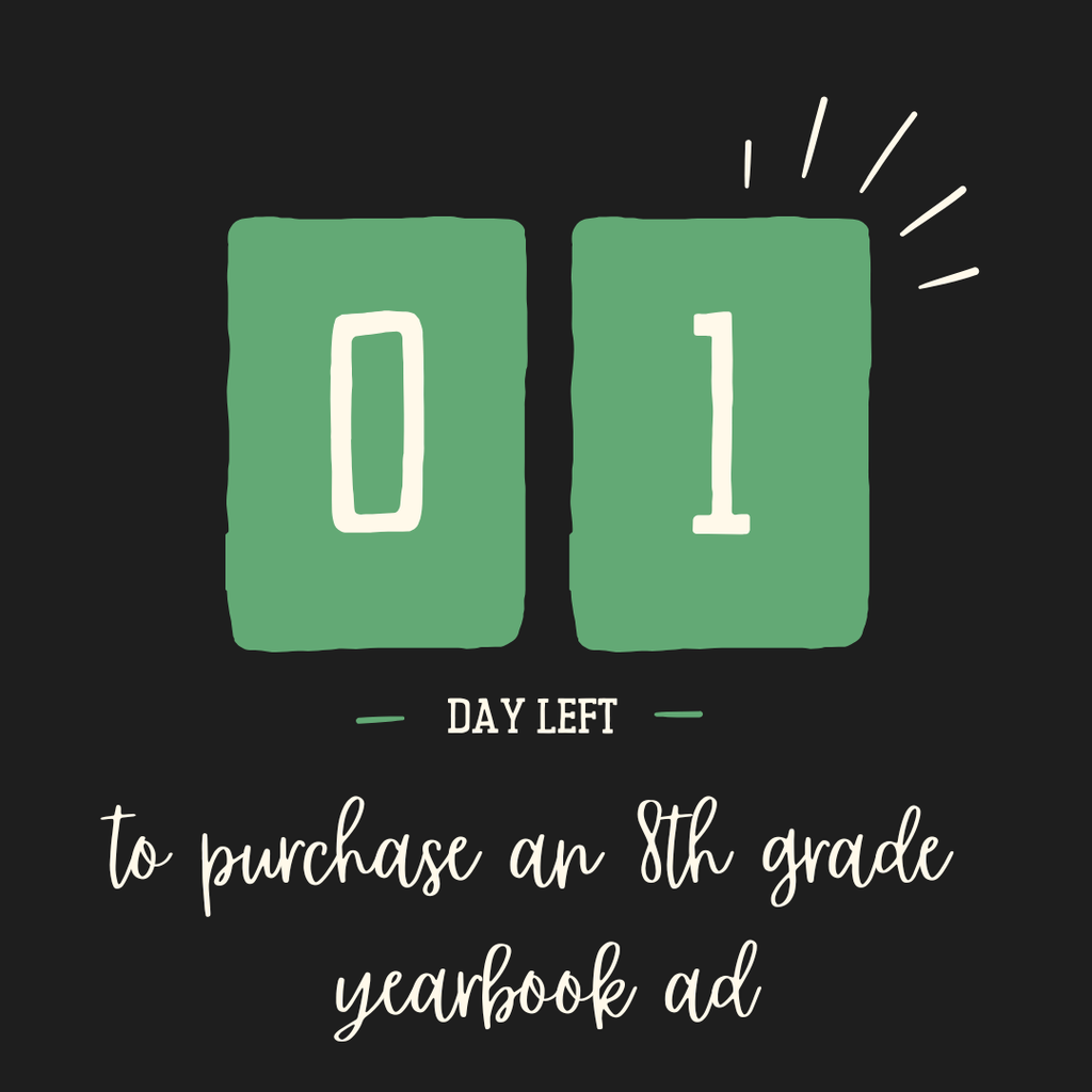 announcement of yearbook ad