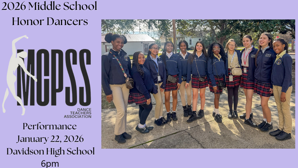 Middle School honor dance graphic