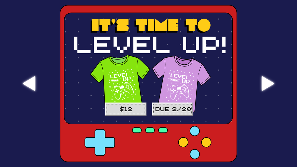 level up shirts