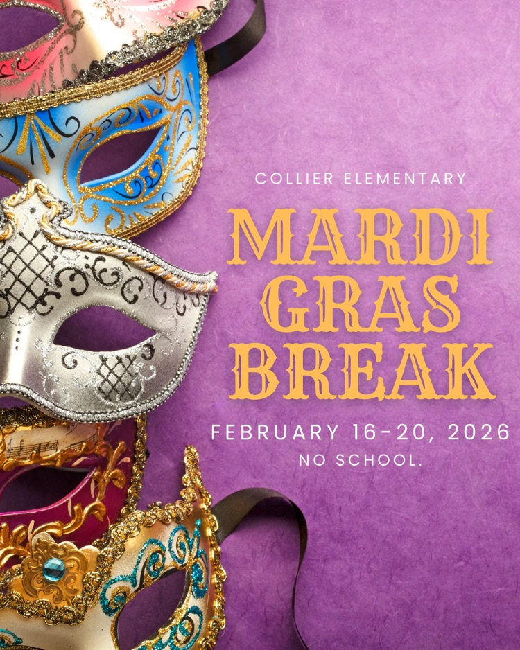 Mardi Gras break is February 16-20