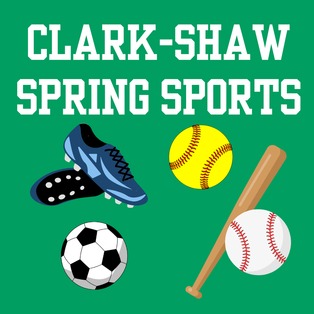 Spring Sports Schedules- all events are listed on the school website under "Events"