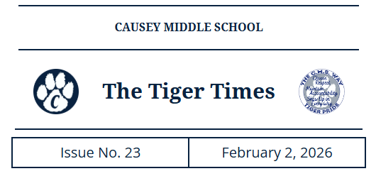 Screenshot of Weekly Newsletter 2-2-26