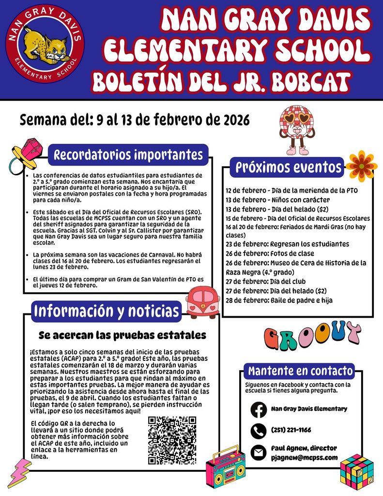 Parent Newsletter 2-9-26 (SPanish)