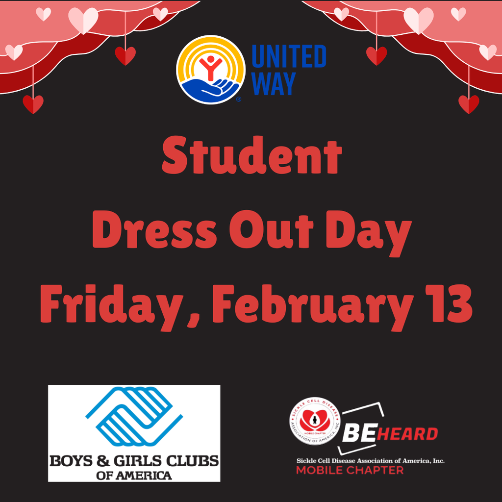 United Way dress out day announcement- all information is listed in caption