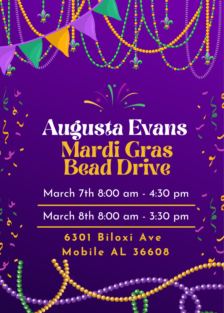Mardi Gras bead drive
