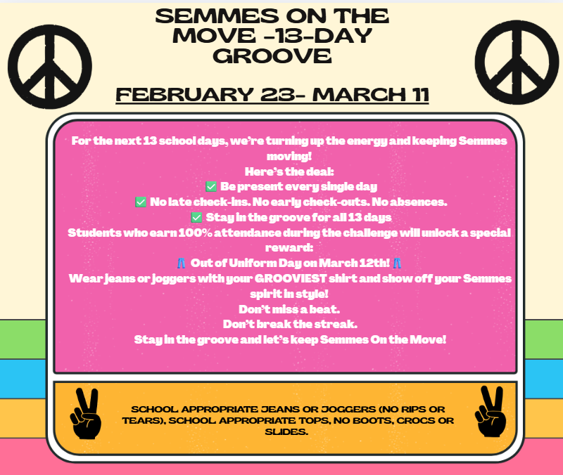 Attendance Challenge 13 Day Groove