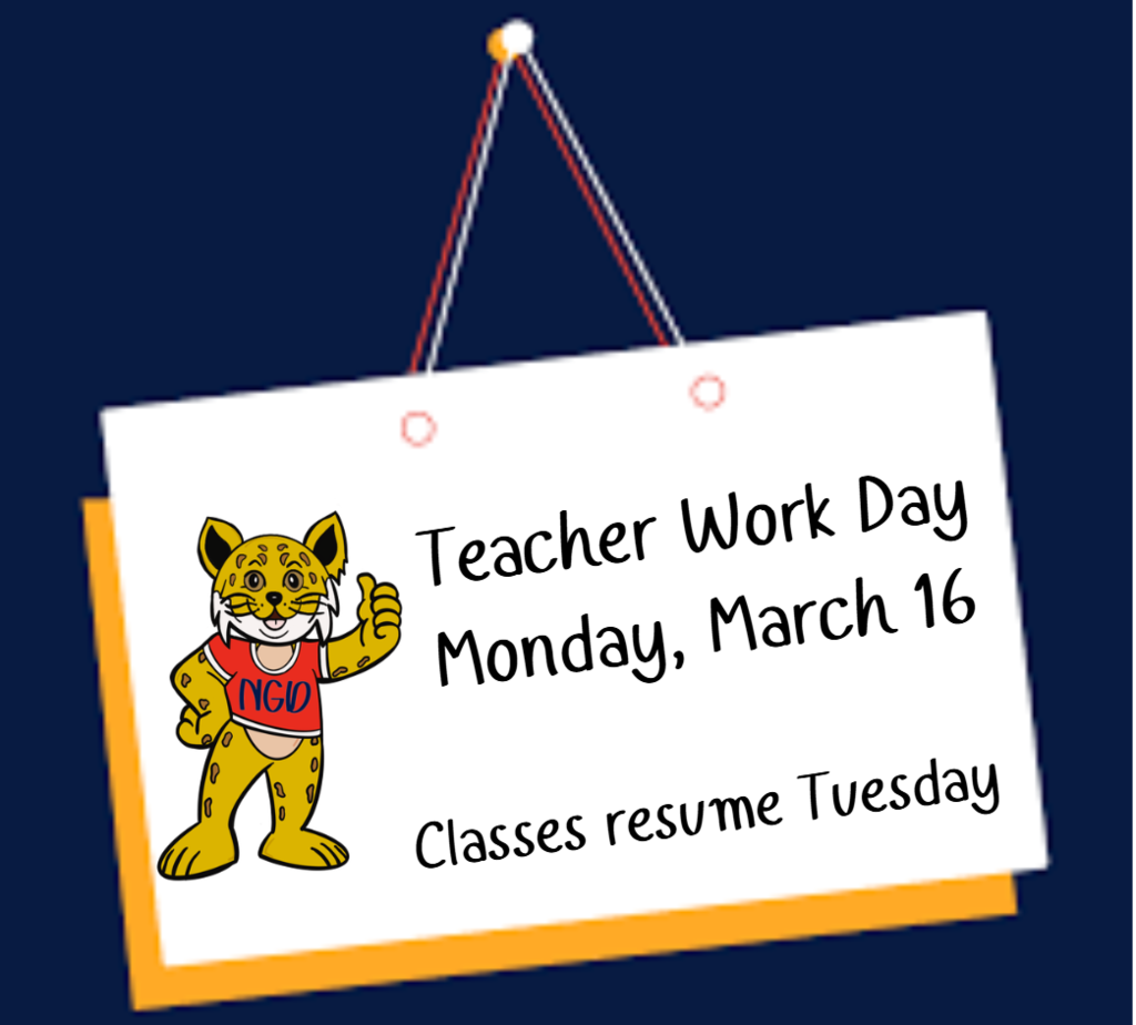 Teacher Work Day - March 16