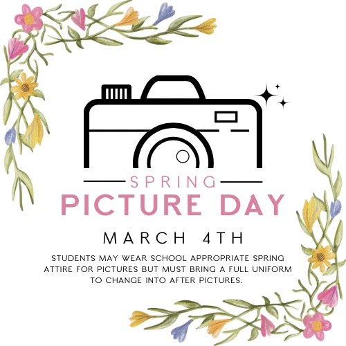 spring picture day is March 4th
