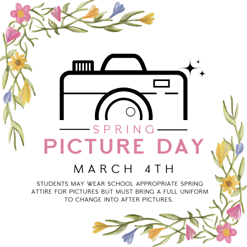 Spring pictures are March 4th