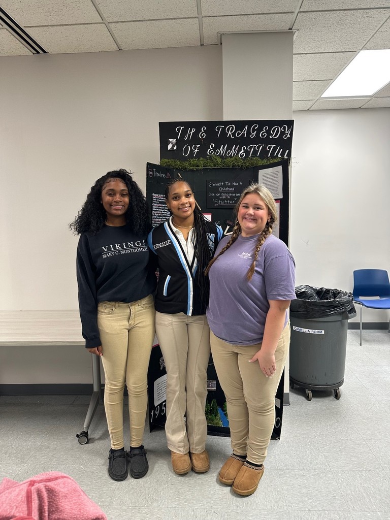 1st Place in Group Exhibits - "The Tragedy and Legacy of Emmett Till" by Kenadie Thomas, Melody Van Hook, and Chelsea White