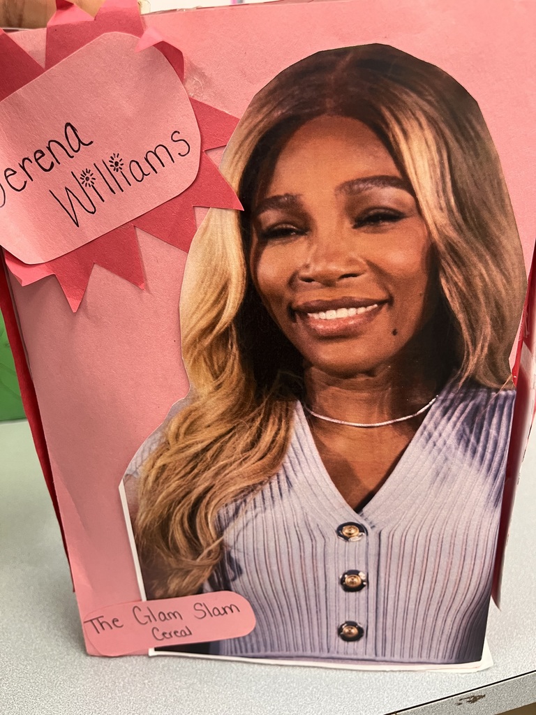 Ms. Withers' class black history cereal box projects