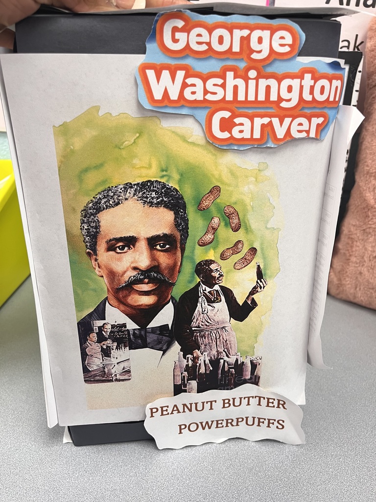 Ms. Withers' class black history cereal box projects