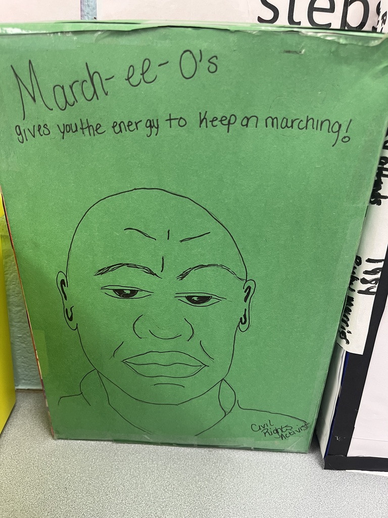 Ms. Withers' class black history cereal box projects