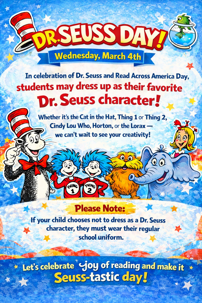 Dr Suess day 2026