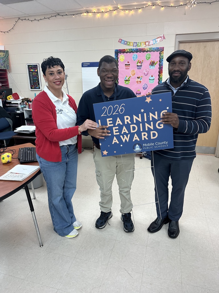 Sedrick,  Mrs. Kidd,  and his dad 