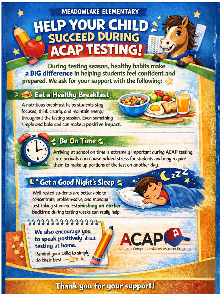 ACAP parent reminders flyer