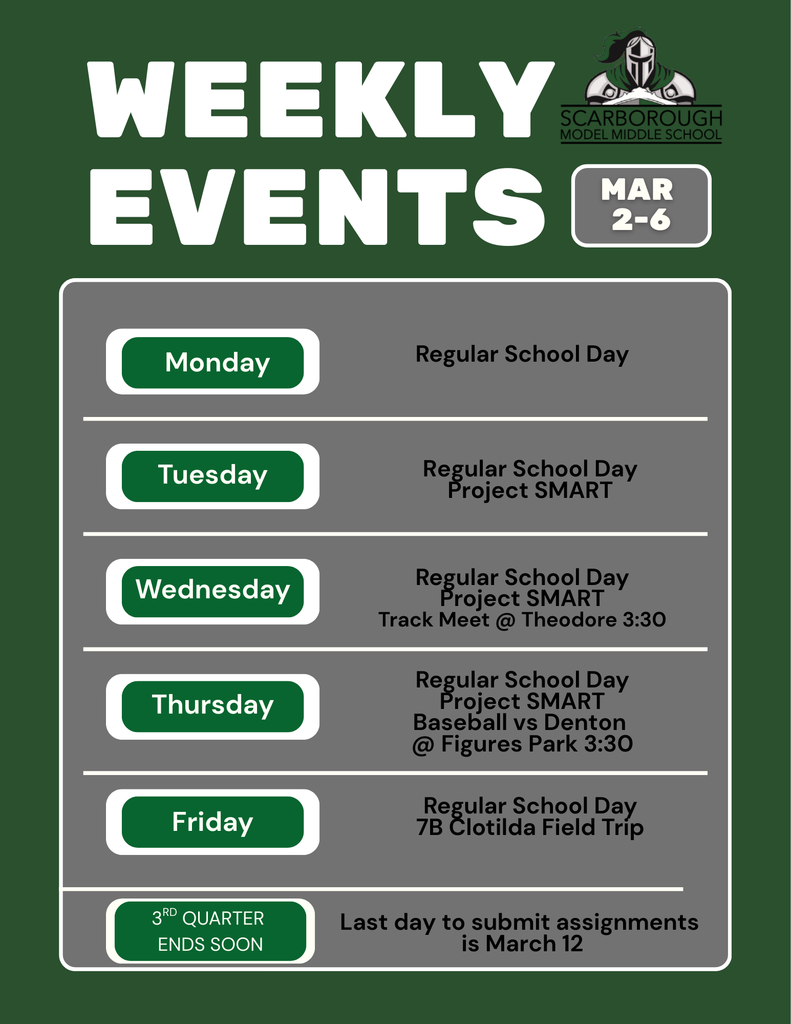 weekly events
