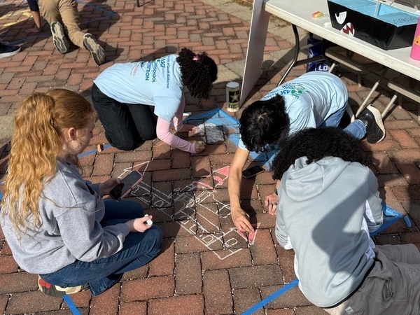 Academy of Engineering students competing in the  annual Engineering Competition hosted by the student chapter of the American Society of Civil Engineers (ASCE) at the University of South Alabama.