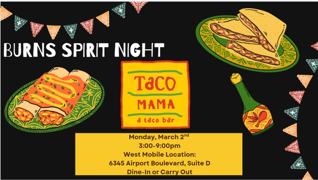 Spirit Night At Taco Mama on Airport
