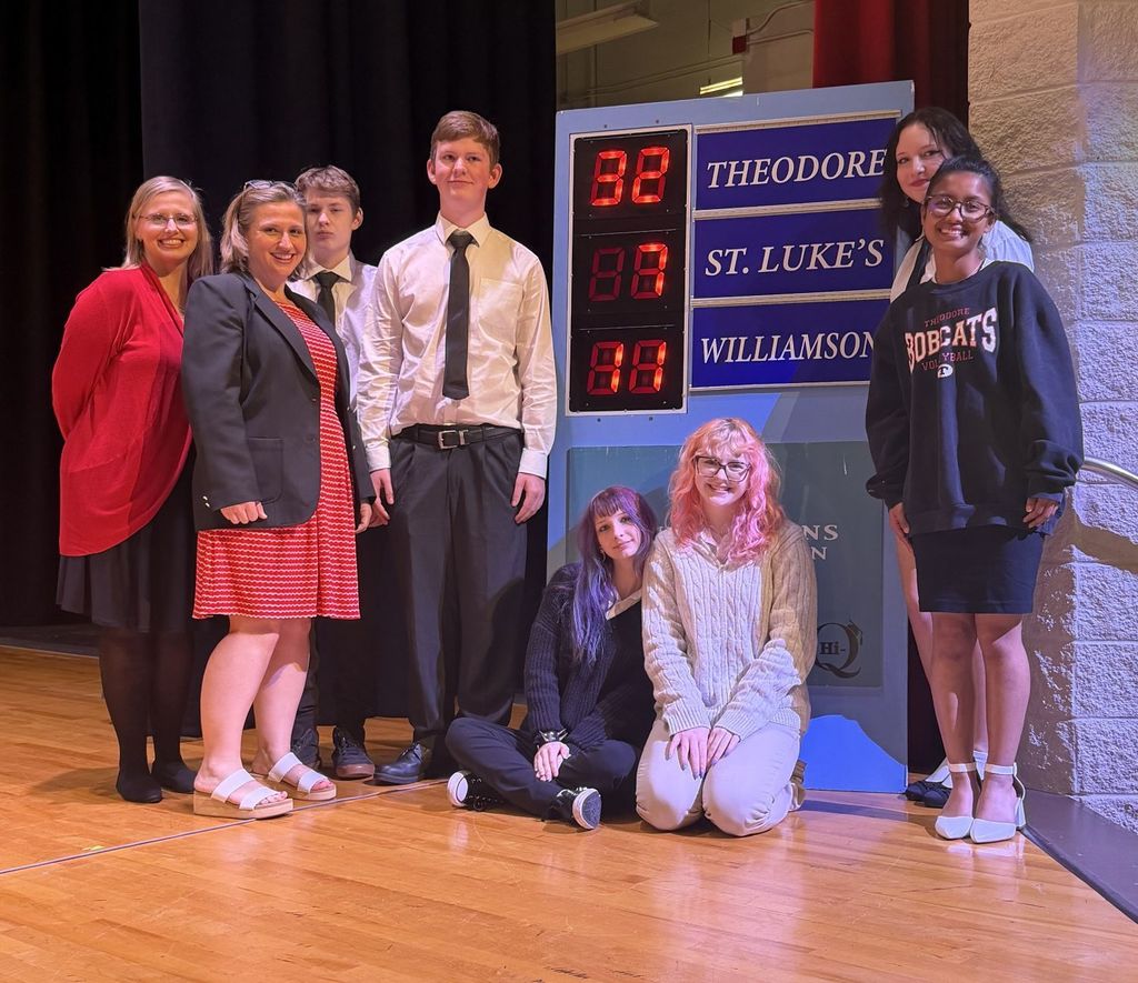 Theodore's Hi-Q team wins over St. Luke's and Williamson!