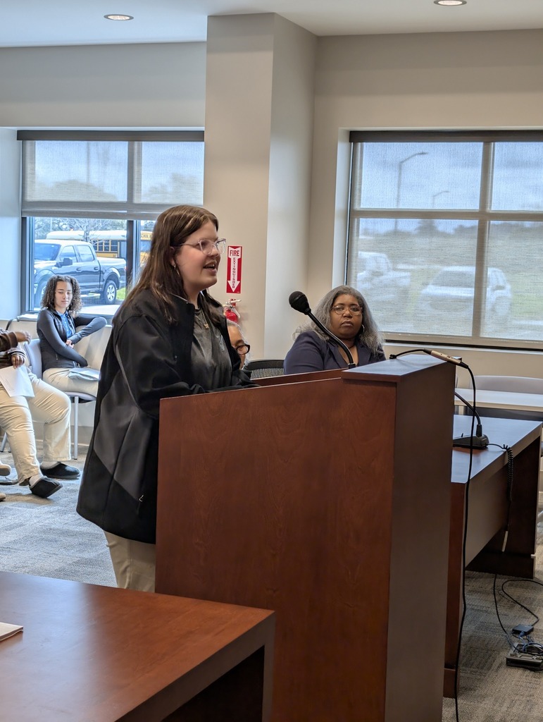 Senior Government students from Mrs. Blair’s classes attending the City of Semmes  City Council meeting.