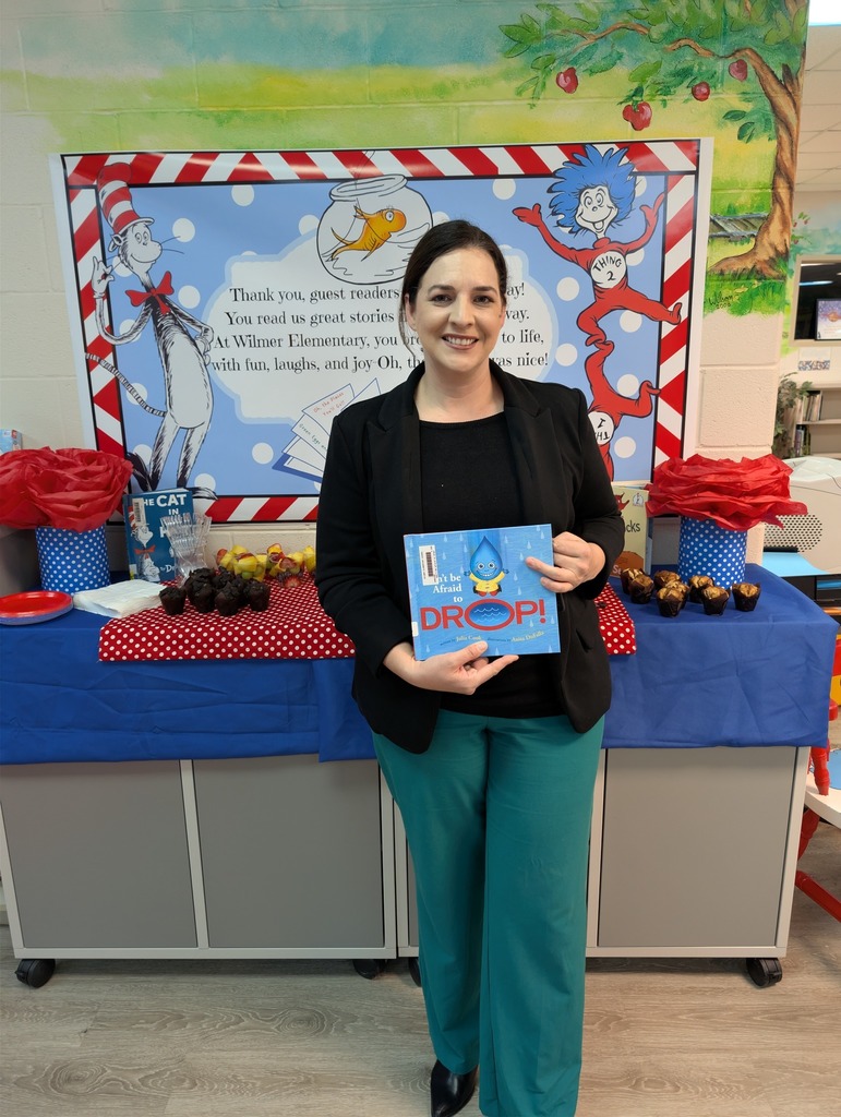 Mrs. Price with Don't Be Afraid to Drop! by Julia Cook.