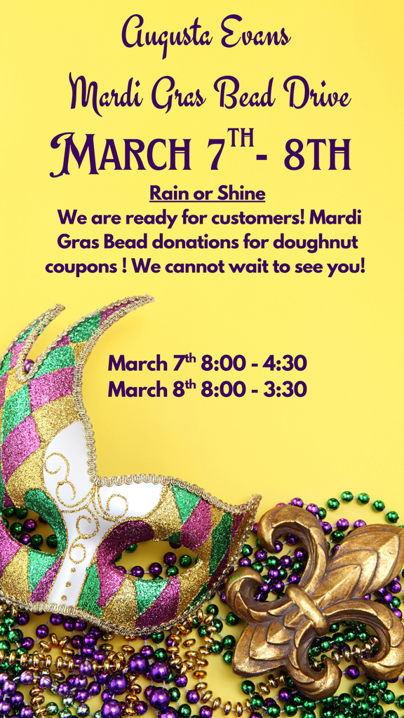 Bead drive flyer for the weekend 