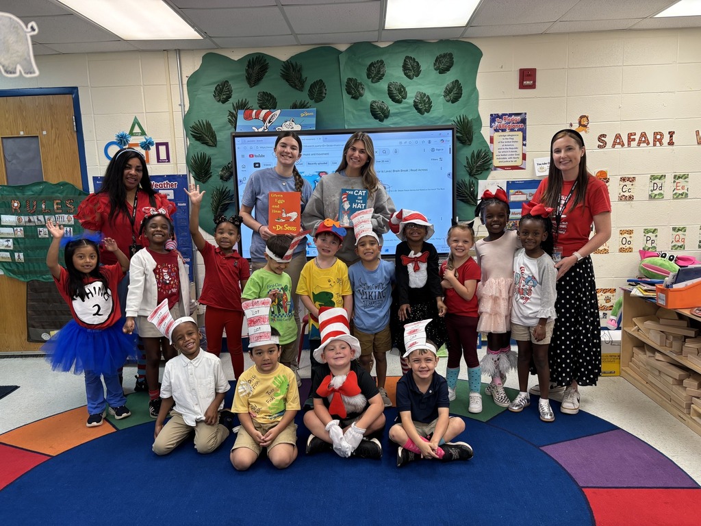 Our Pre-K students had a Seuss-tastic day celebrating Read Across America!