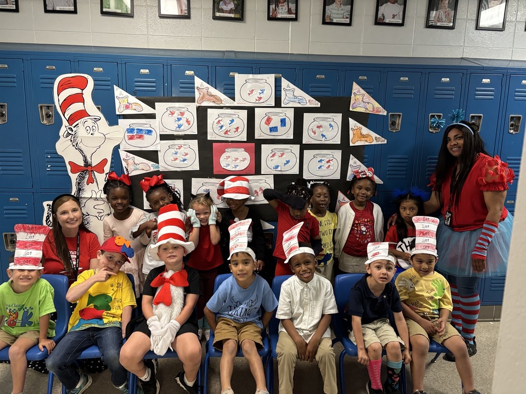 Our Pre-K students had a Seuss-tastic day celebrating Read Across America!