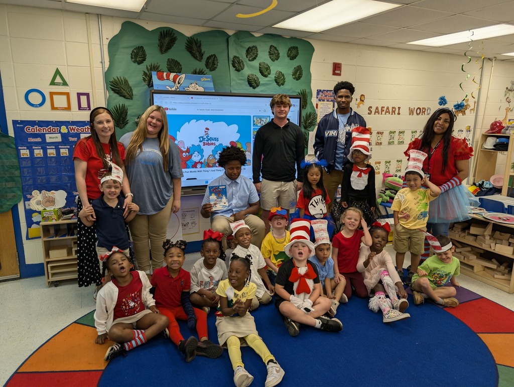 Our Pre-K students had a Seuss-tastic day celebrating Read Across America!