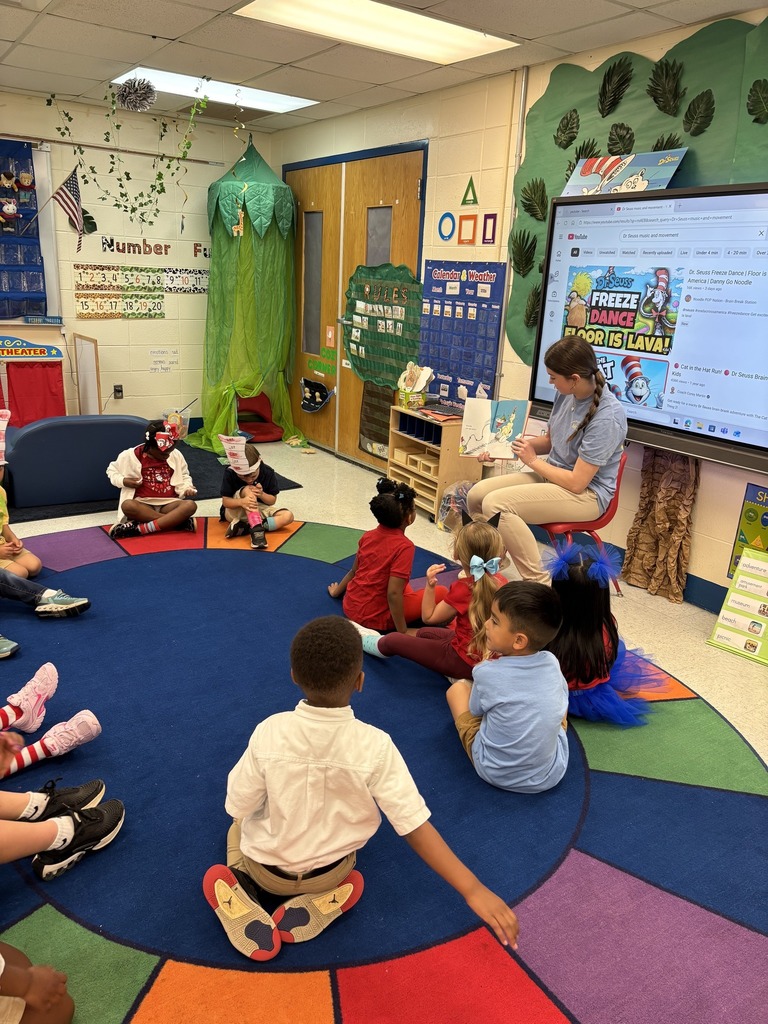 Our Pre-K students had a Seuss-tastic day celebrating Read Across America!