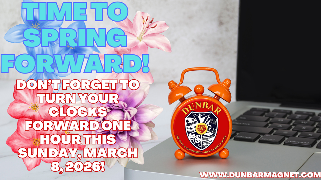 Spring Foward one hour graphic