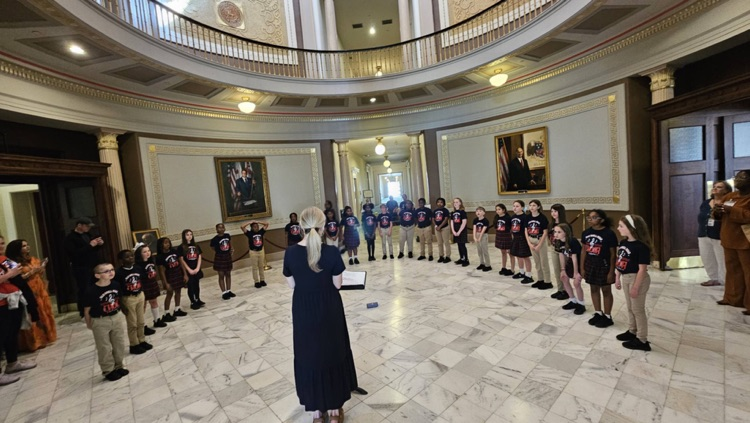 OSR choir in the Alabama State Capitol  