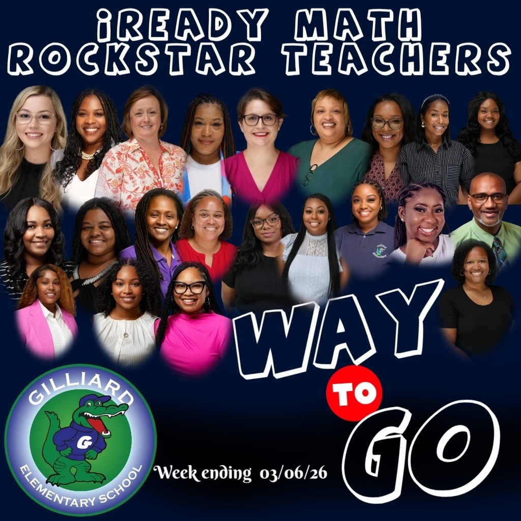 Congratulations to our iReady Rockstar Classes for the week ending 3/06/26. These classes maintained an 85% accuracy in passed lessons in reading and/or math. Way to go!