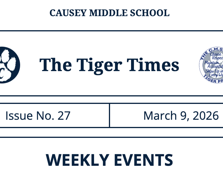 Weekly Newsletter Screenshot 3-9-26