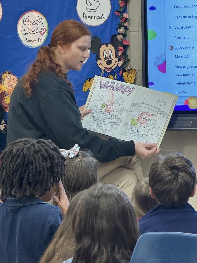 Students from our National English Honor Society (NEHS) and Future Business Leaders of America (FBLA) celebrating Read Across America by reading to students at local elementary schools as well as to our very own MGM Pre-K students. 