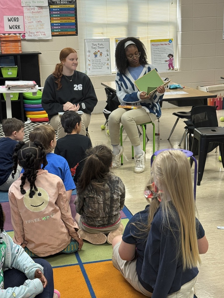 Students from our National English Honor Society (NEHS) and Future Business Leaders of America (FBLA) celebrating Read Across America by reading to students at local elementary schools as well as to our very own MGM Pre-K students. 