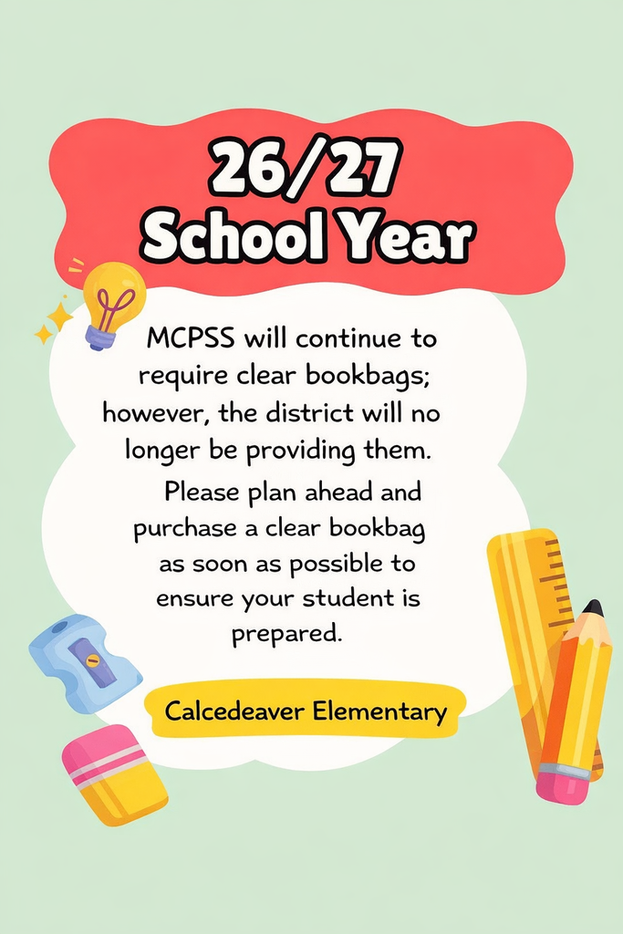 Important Information for the 2026–2027 School Year