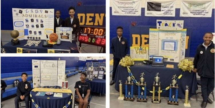 Denton students at their showcase 