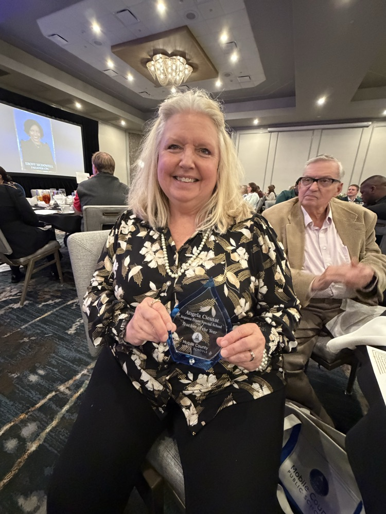 solo shot of Mrs. Cieutat 