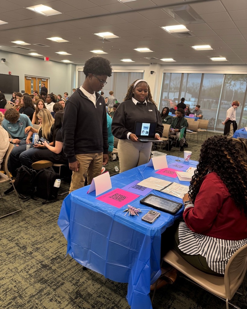 Students competing in the Region 7 Tech Fair.