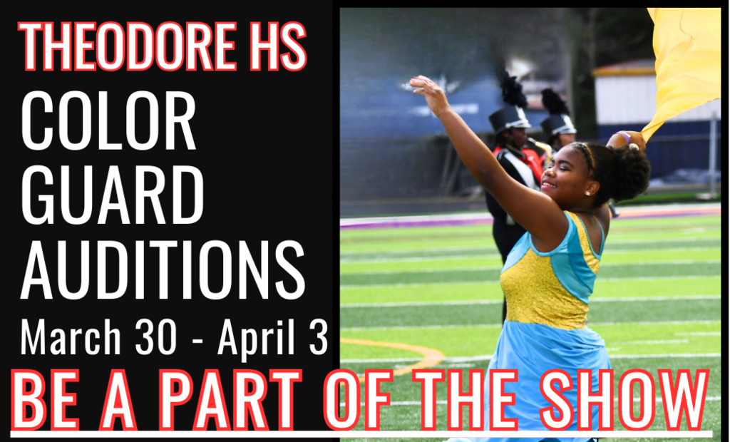 Information on Theodore Color Guard Auditions