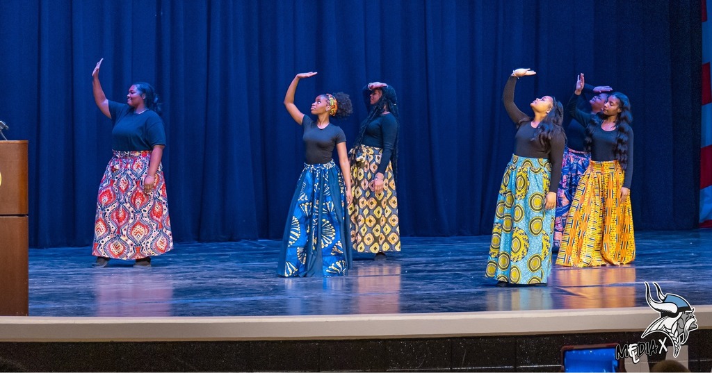 We had multiple students read poetry and present performative dance pieces at the Culture Celebration.