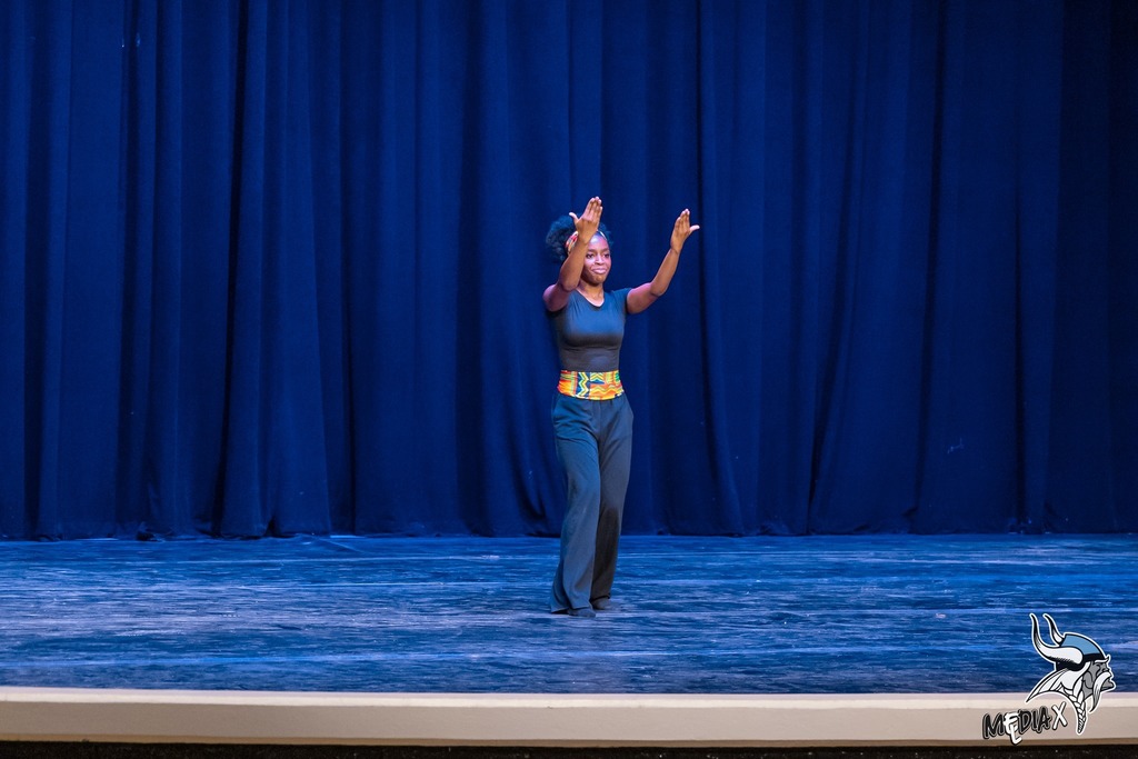 We had multiple students read poetry and present performative dance pieces at the Culture Celebration.