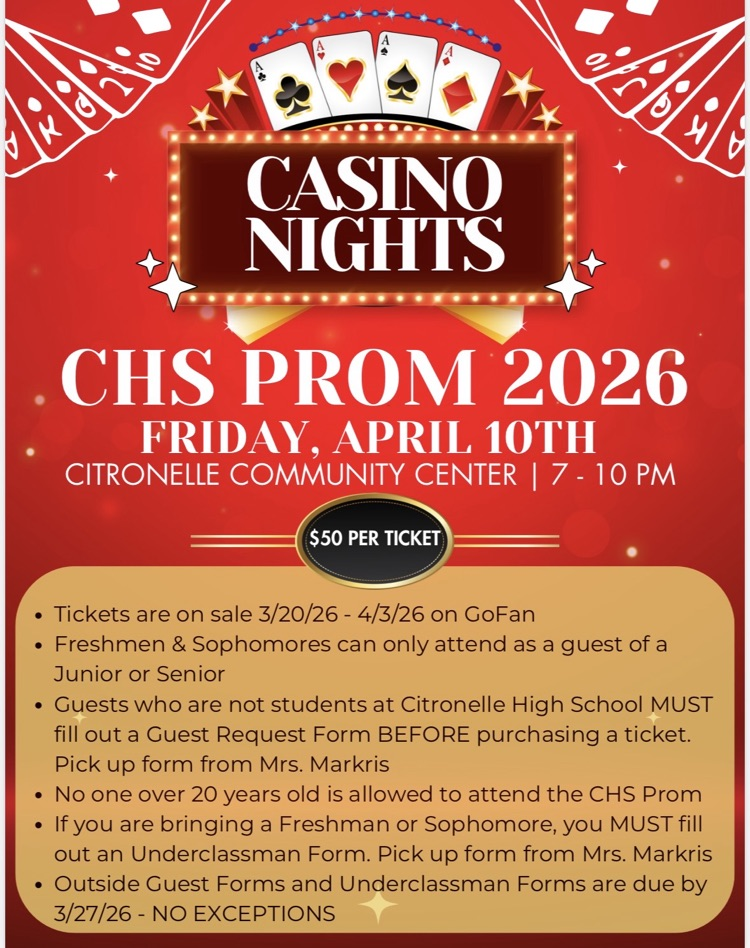 CHS PROM 2026 Details and Information