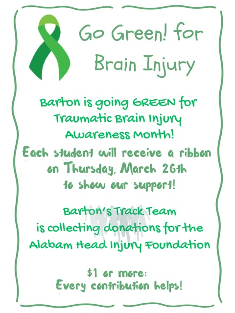donations accepted for Traumatic Brain Injury Awareness 