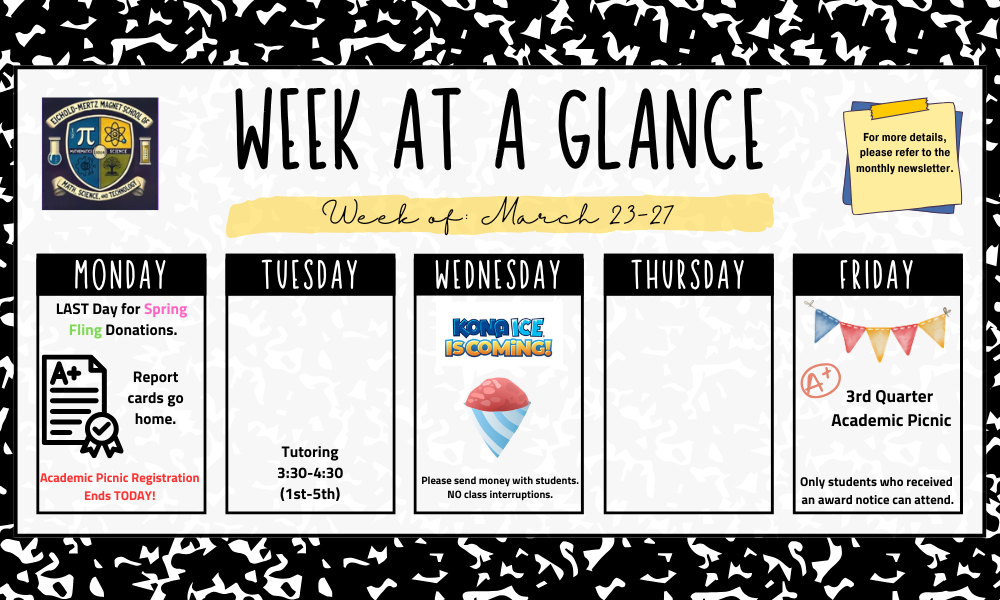 Week at a Glance 
