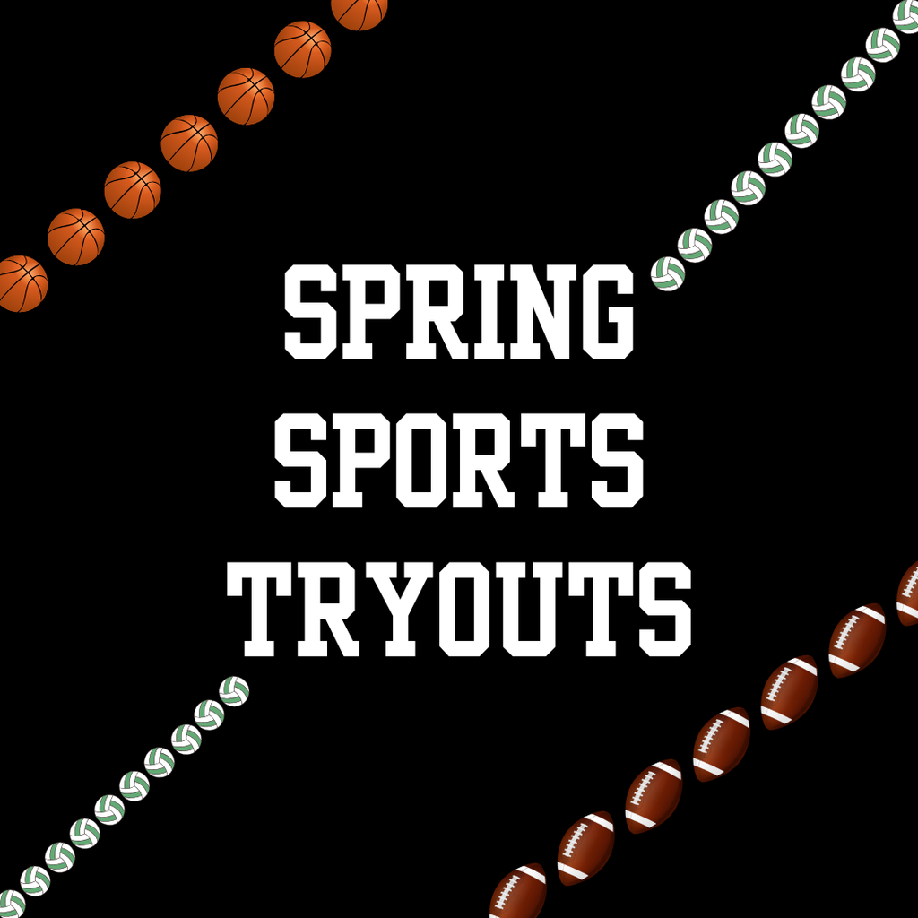 Spring Sports Tryouts graphic 