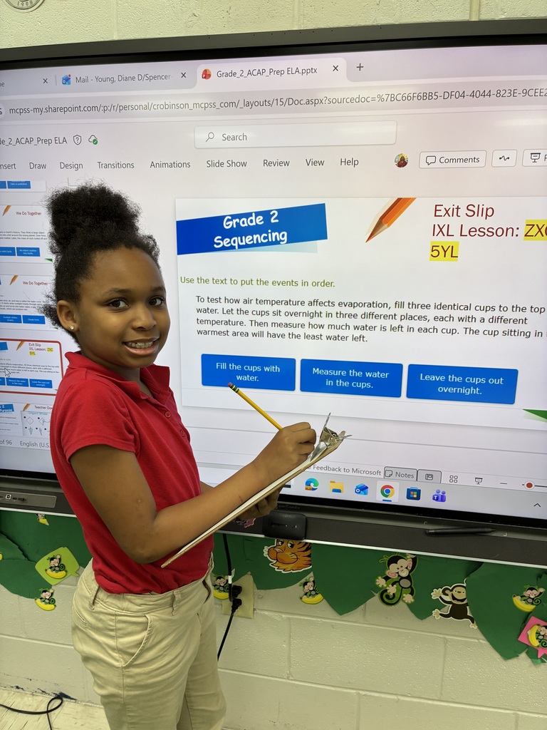 ACAP Prep in Ms. Young's class